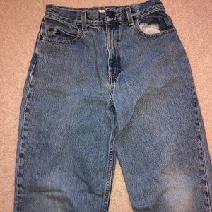 Thrifted High-Waisted Jeans